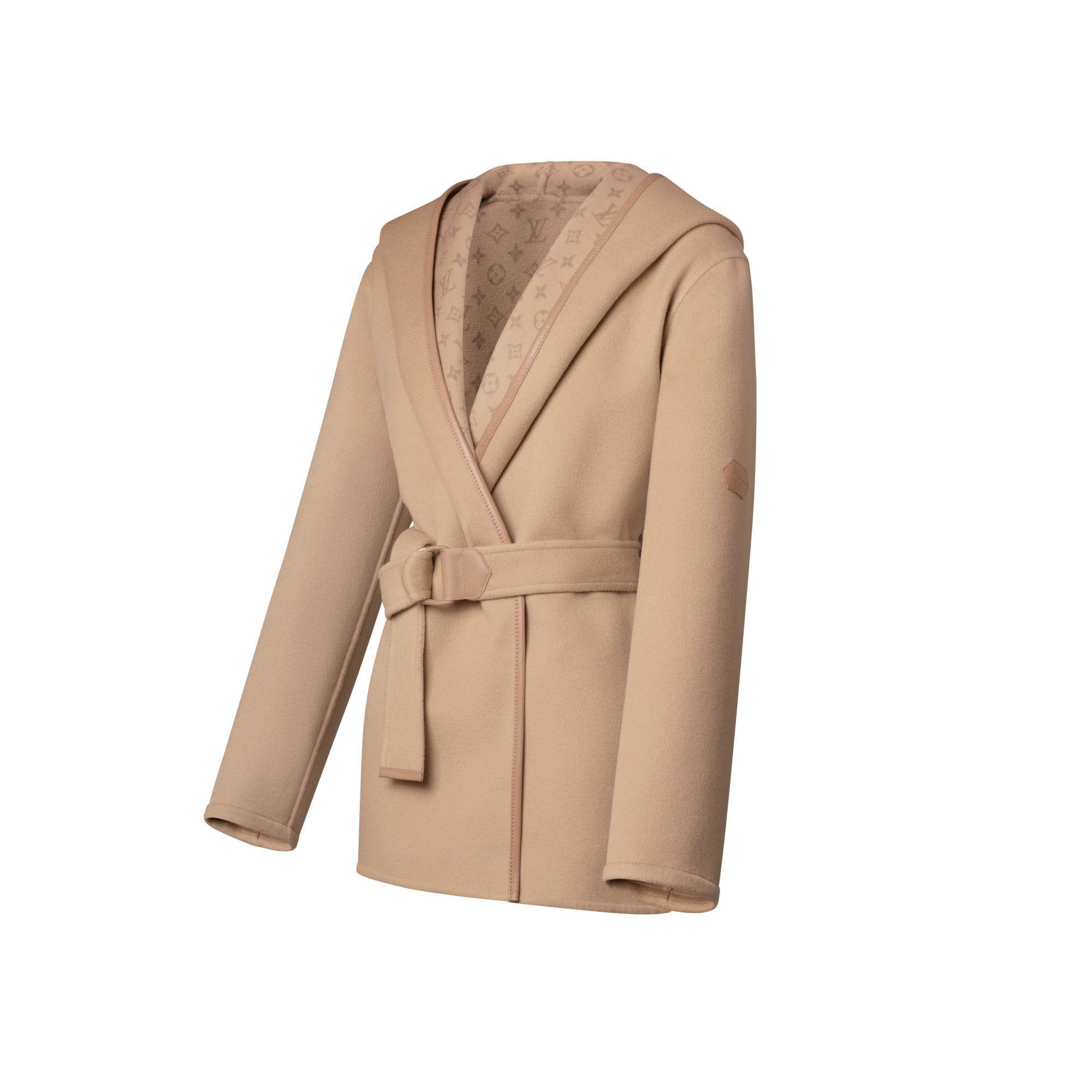 Belted Short Wrap Pea Coat - Women - Ready-to-Wear | LOUIS